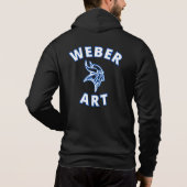 Weber Art Zip Up Hoodie (Achterkant)