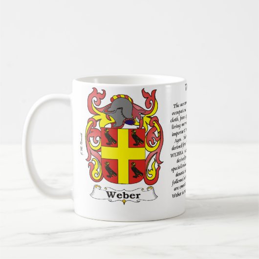 Weber Family Coat of Arm mok (Links)