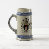 Weber Family Crest Stein Bierpul (Links)