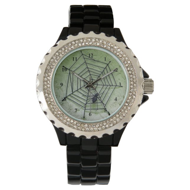 Webfoto Spider Horloge (Voorkant)