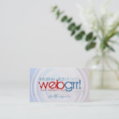 Webgrrl.biz Visitekaartje (Staand voorkant)