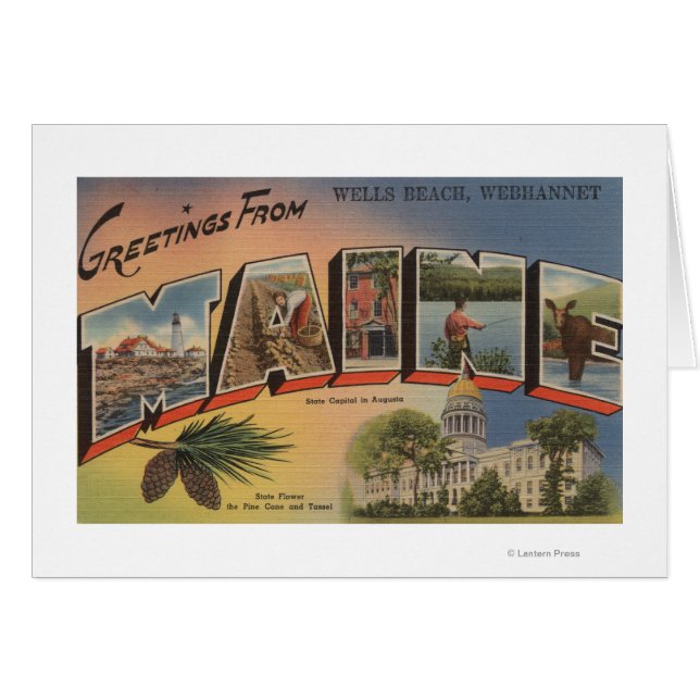 Webhannet, Maine (Wells Beach) (Voorkant Horizontaal)