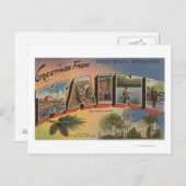 Webhannet, Maine (Wells Beach) Briefkaart (Voorkant / Achterkant)