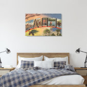 Webhannet, Maine (Wells Beach) Canvas Afdruk (Insitu (Slaapkamer))
