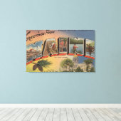Webhannet, Maine (Wells Beach) Canvas Afdruk (Insitu (Houten vloer))
