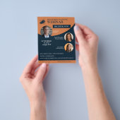 Webinar over investeringsplanning flyer (Hand)