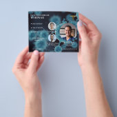 Webinar voor medische en gezondheidszorg flyer (Hand)