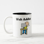 Webindtshirts en cadeautjes tweekleurige koffiemok (Links)