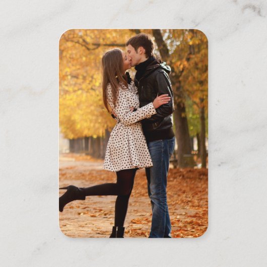 Webinwebsite - Minimalistisch afgeronde randen QR- Informatiekaartje (Achterkant)