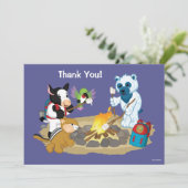 Webkinz | Campfire Marshmallows Bedankkaart (Staand voorkant)