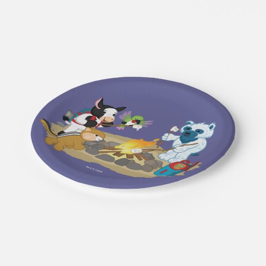 Webkinz | Campfire Marshmallows Papieren Bordje (Gekanteld)