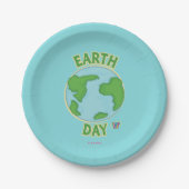 Webkinz Earth Day Papieren Bordje (Voorkant)