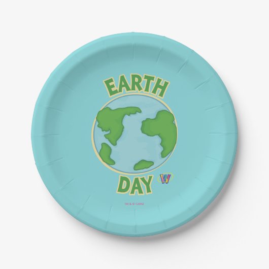 Webkinz Earth Day Papieren Bordje (Voorkant)