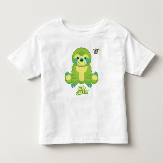 Webkinz Go Green Pattern Kinder Shirts (Voorkant)