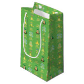 Webkinz Go Green Pattern Klein Cadeauzakje (Voorkant Gekanteld)