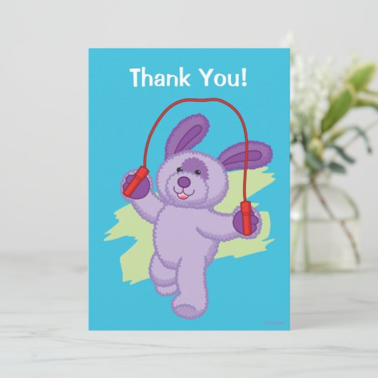 Webkinz | Grafiek Soda Pup Skipping Rope Bedankkaart (Staand voorkant)