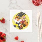 Webkinz Halloween Huisdieren Moon Servet (Insitu)