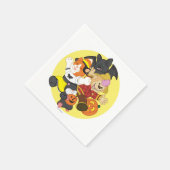 Webkinz Halloween Huisdieren Moon Servet (Hoek)