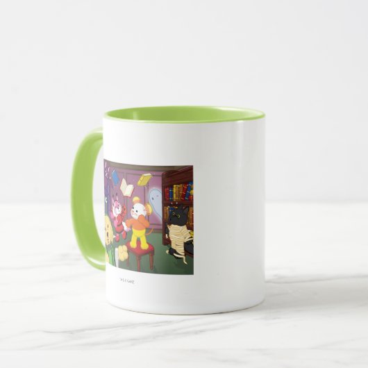 Webkinz Halloween Reading Room Mok (Voorkant links)