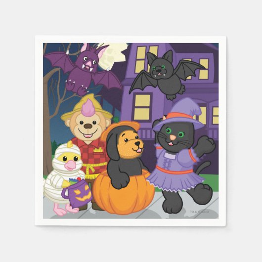 Webkinz Halloween Trick or treat Servet (Voorkant)