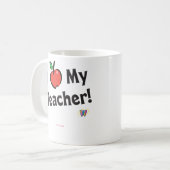 Webkinz: Ik hou van mijn leraar! Koffiemok (Voorkant links)