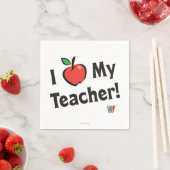 Webkinz: Ik hou van mijn leraar! Servet (Insitu)