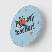 Webkinz: Ik houd van Mijn Leraar! Ronde Klok (Hoek)