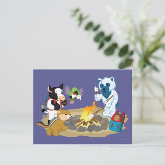 Webkinz | Kamervuur Marshmallows 2 Briefkaart (Staand voorkant)