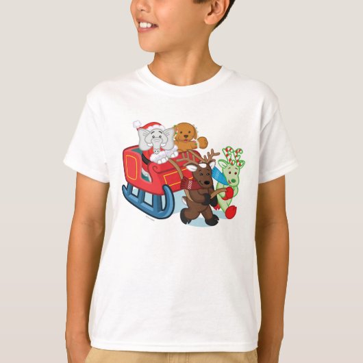 Webkinz-kerstparade T-shirt (Voorkant)