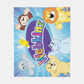 Webkinz: Kom binnen en speel af Fleece Deken (Voorkant)