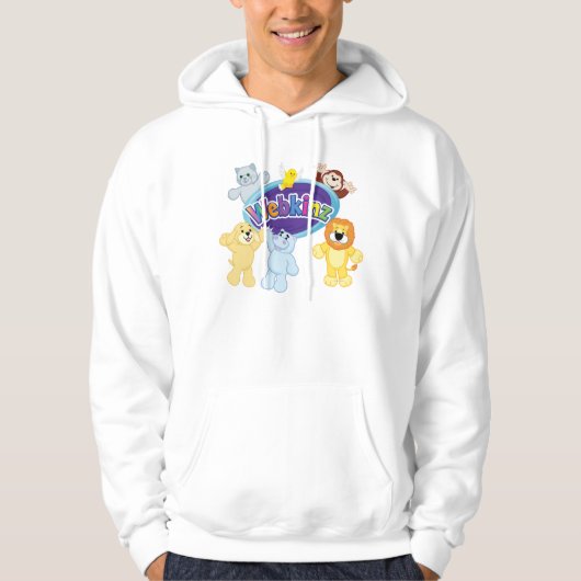Webkinz: Kom binnen en speel af Hoodie (Voorkant)