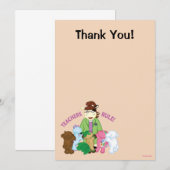 Webkinz: Leerkrachten-regel! Bedankkaart (Voorkant / Achterkant)