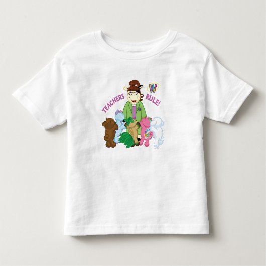 Webkinz: Leerkrachten-regel! Kinder Shirts (Voorkant)