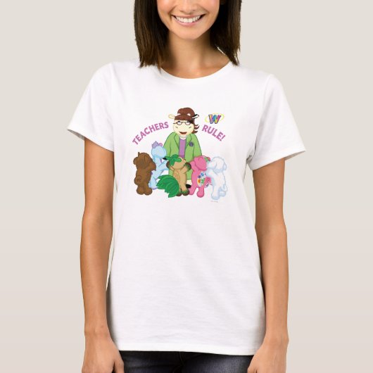 Webkinz: Leerkrachten-regel! T-shirt (Voorkant)