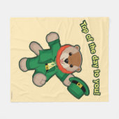 Webkinz Leprachaun Fleece Deken (Voorkant (Horizontaal))