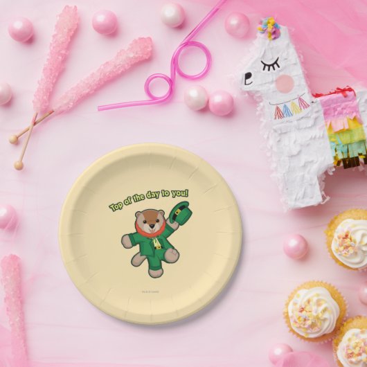 Webkinz Leprachaun Papieren Bordje (Feest)