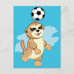 Webkinz   Meerkat SpeelVoetbal 2 Briefkaart