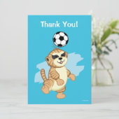 Webkinz | Meerkat-speldensport Bedankkaart (Staand voorkant)