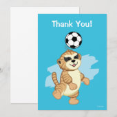 Webkinz | Meerkat-speldensport Bedankkaart (Voorkant / Achterkant)