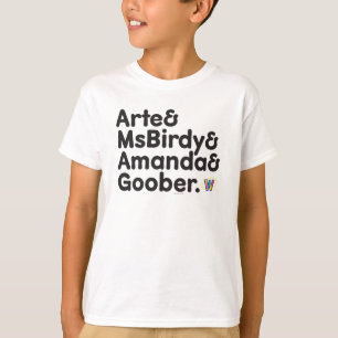 Webkinz Names Design T-shirt