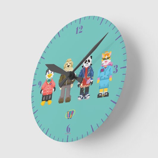 Webkinz Pixel Hosts Ronde Klok (Hoek)