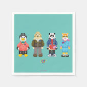 Webkinz Pixel Hosts Servetten (Voorkant)