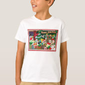 Webkinz Prettige feestdagen! T-shirt (Voorkant)