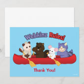 Webkinz | Webkinz Rules Canoe Trip Bedankkaart (Voorkant / Achterkant)