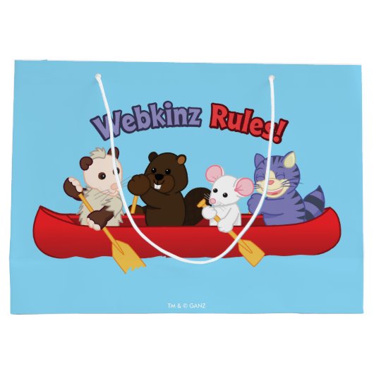 Webkinz | Webkinz Rules Canoe Trip Groot Cadeauzakje (Achterkant)