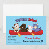 Webkinz | Webkinz Rules Canoe Trip Kaart (Voorkant / Achterkant)