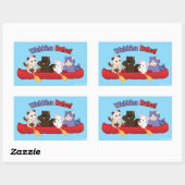 Webkinz | Webkinz Rules Canoe Trip Rechthoekige Sticker (Vel)