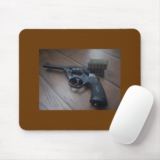 Webley .38 Mousepad Muismat (Met muis)