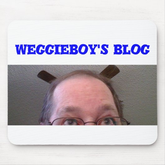 weblog van weggieboy muismat (Voorkant)