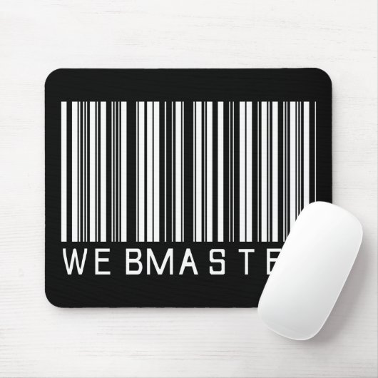 Webmaster Bar-code Muismat (Met muis)